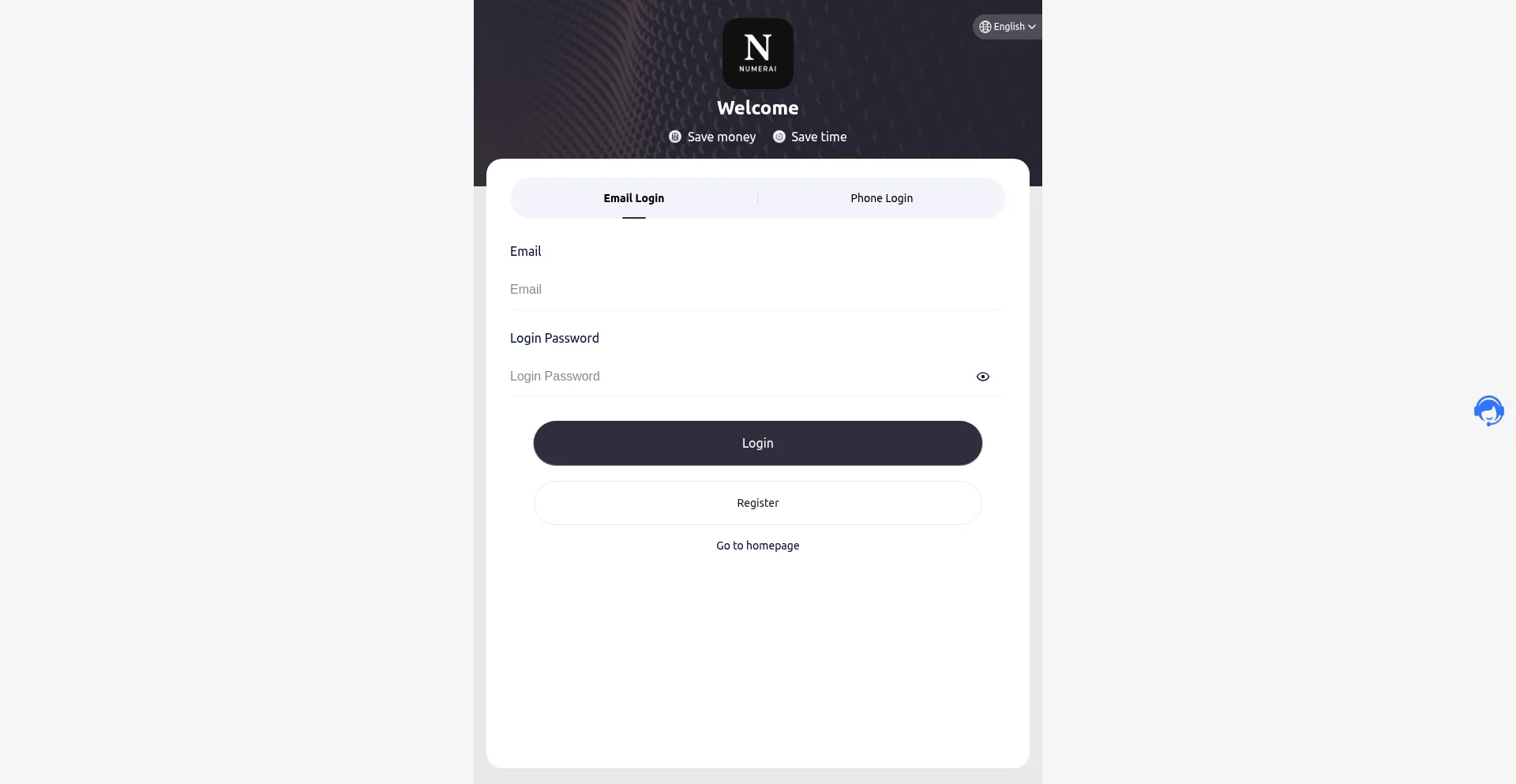 Website screenshot of Numerbinai.com