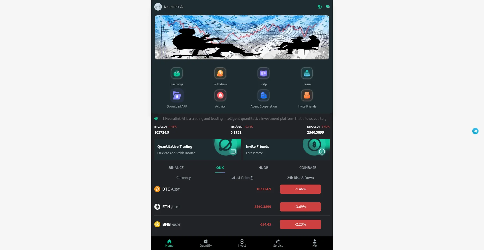 Website screenshot of Nuuralink.com