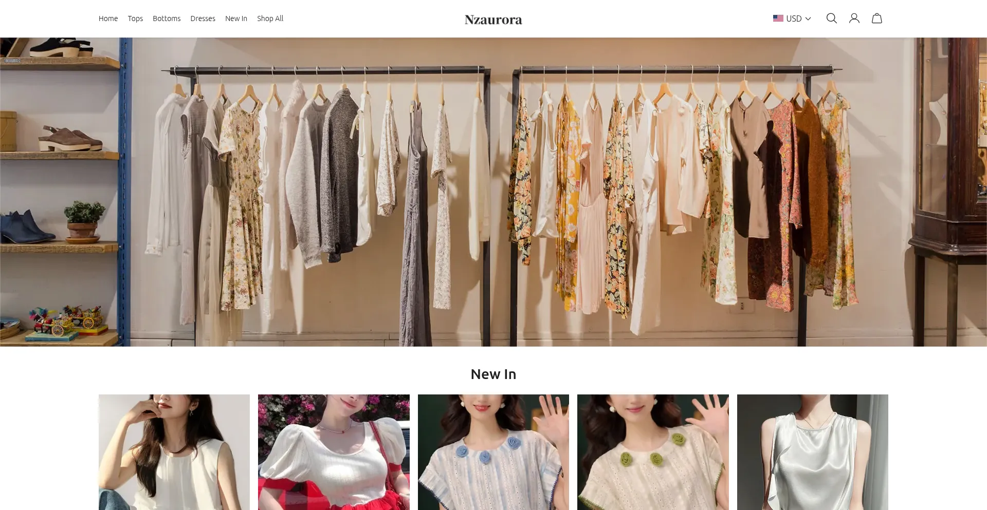 Website screenshot of Nzaurora.com