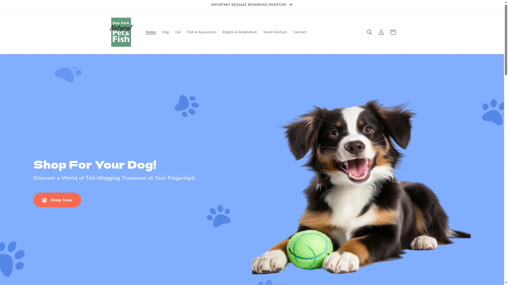 Oakparkpet.shop