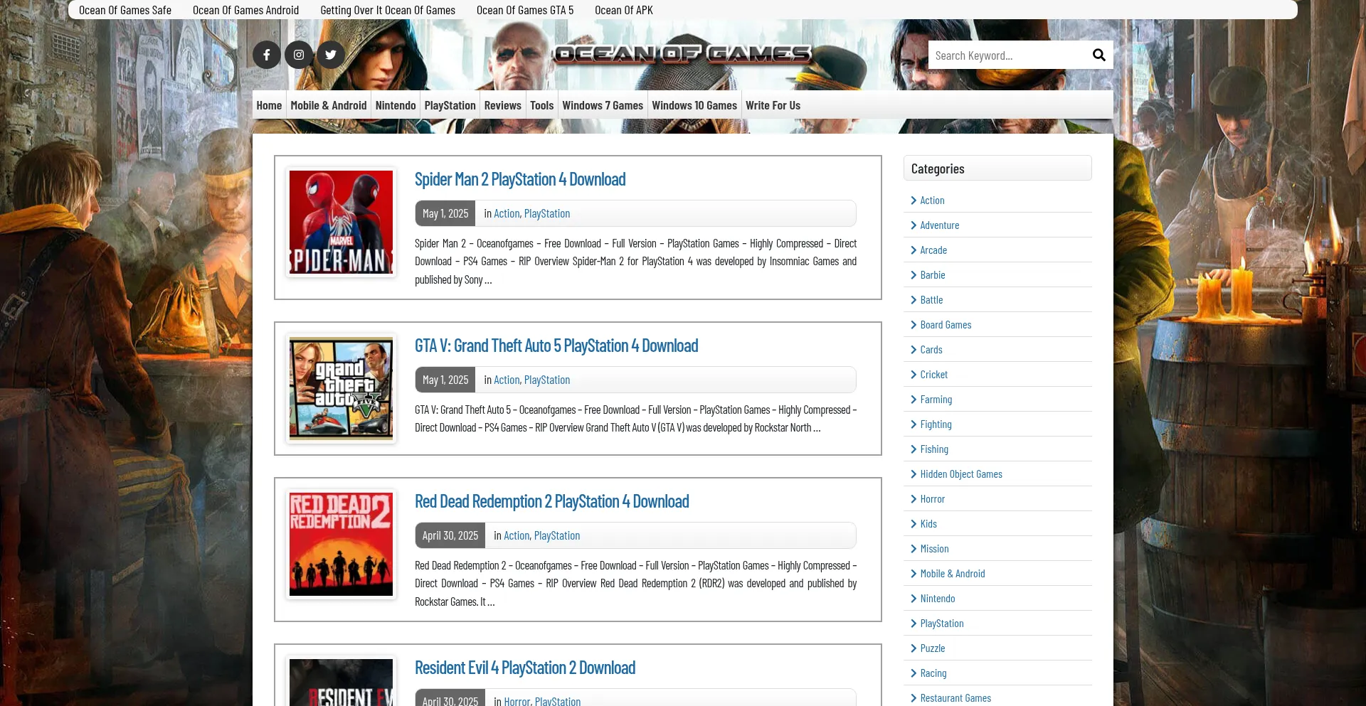 Oceanovgames.com
