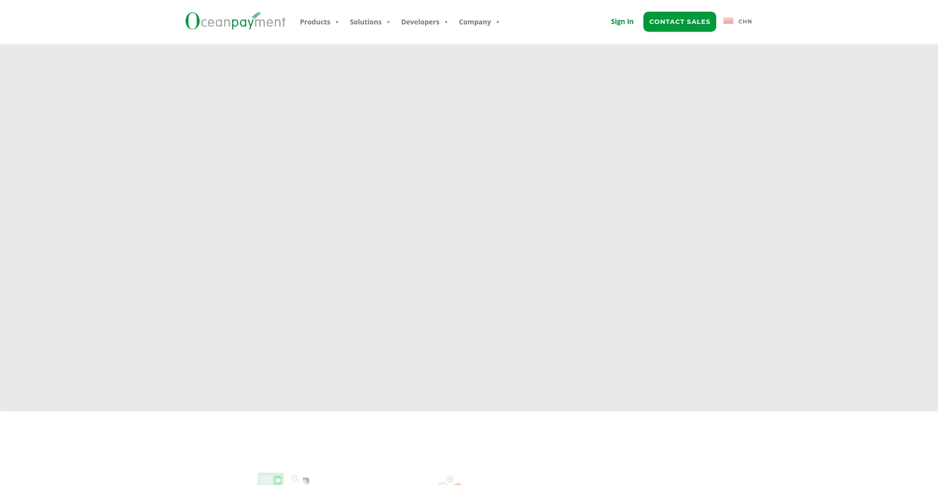 Website screenshot of Oceanpayment.com