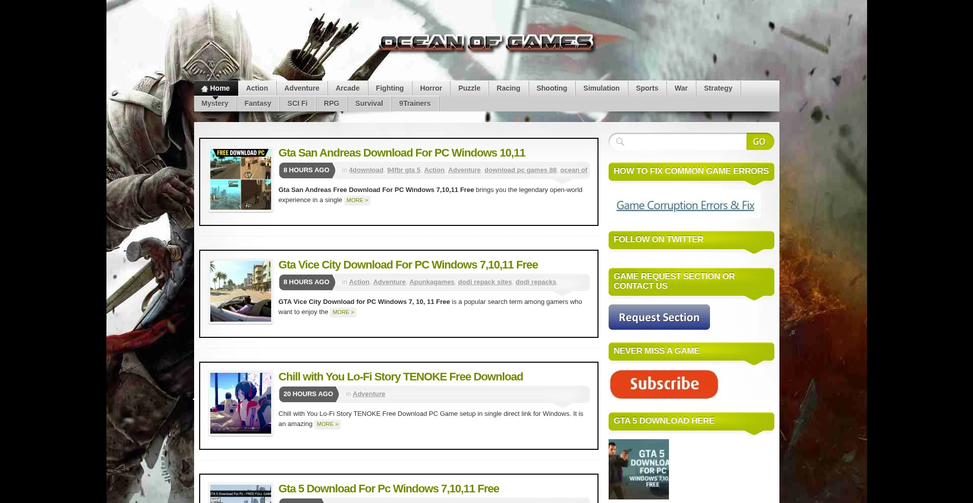 Oceantogames.com