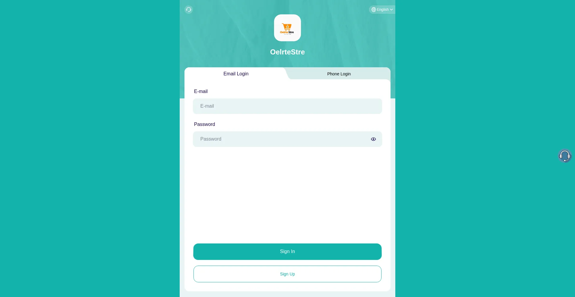 Website screenshot of Oelrtestre.com