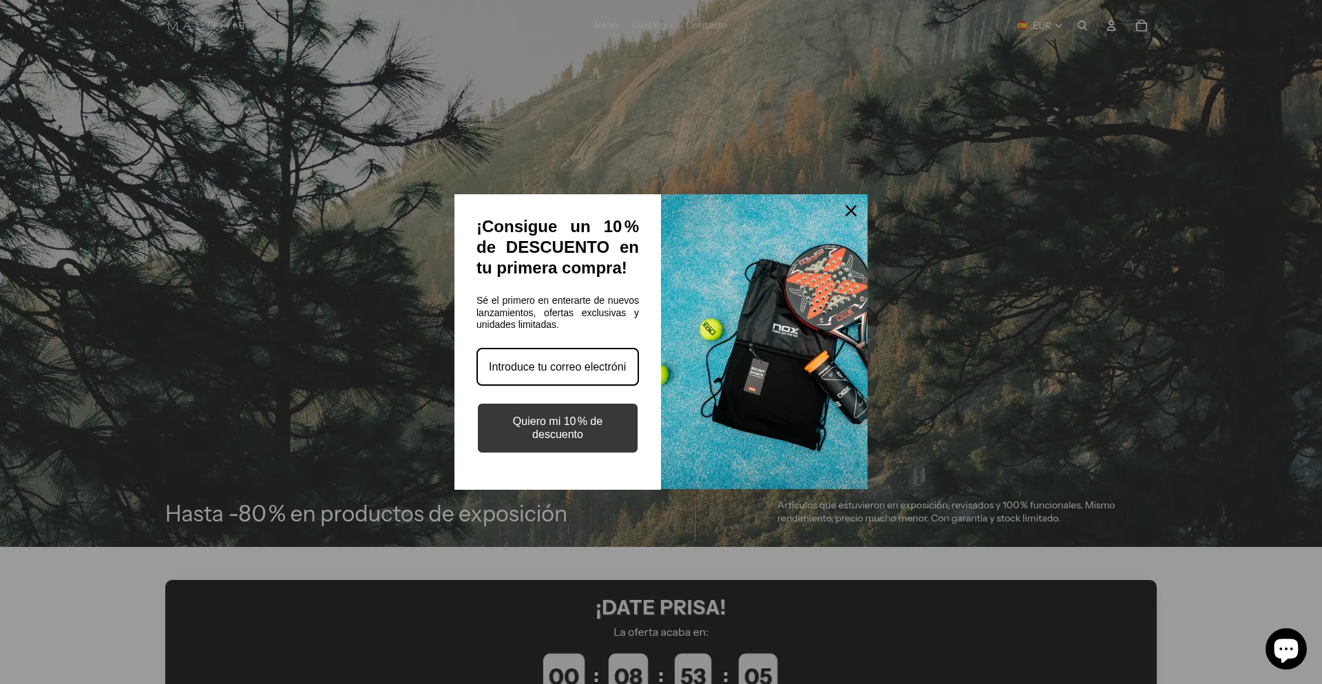 Website screenshot of Ofertas-malphite.com