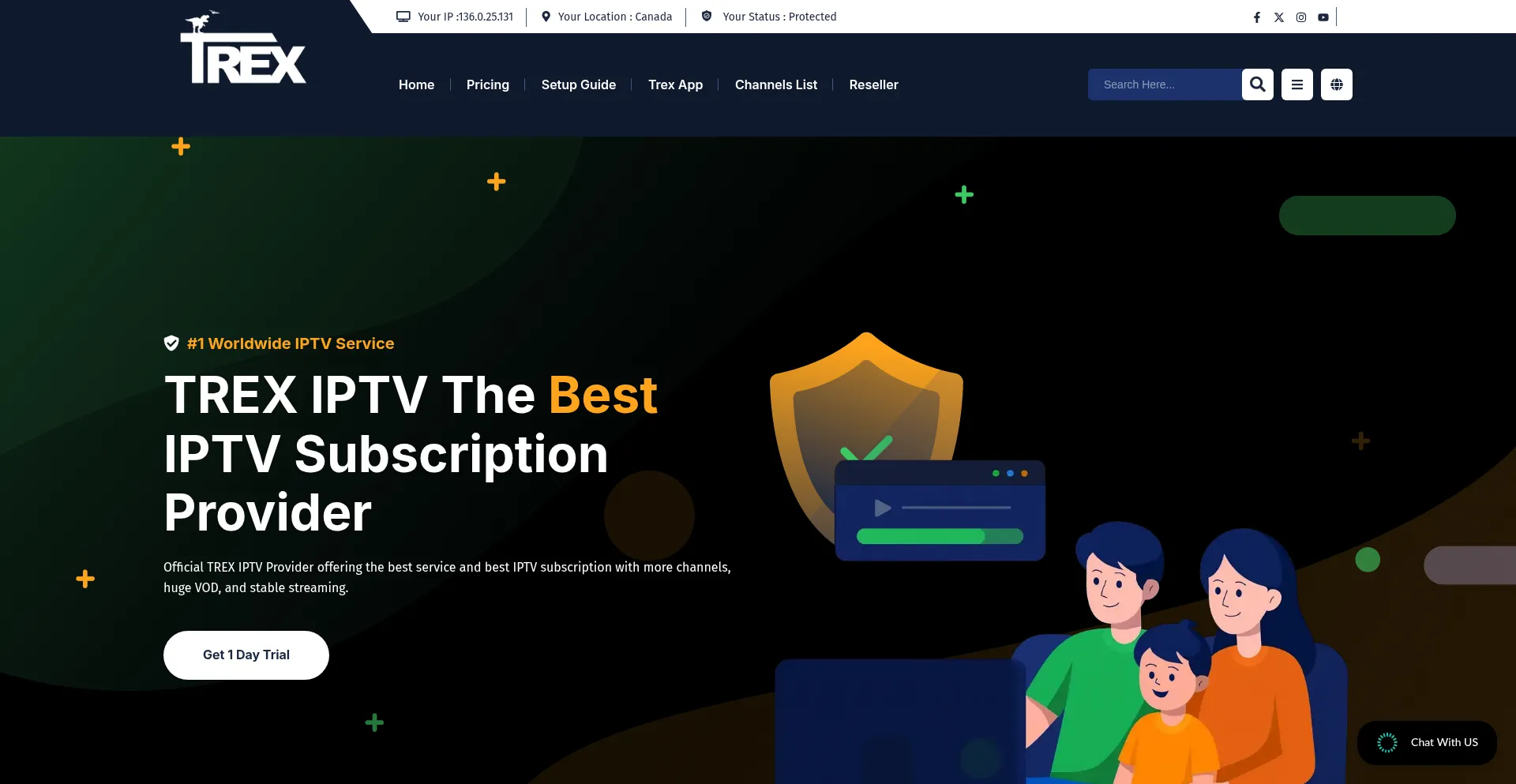 Officialtrexiptv.com