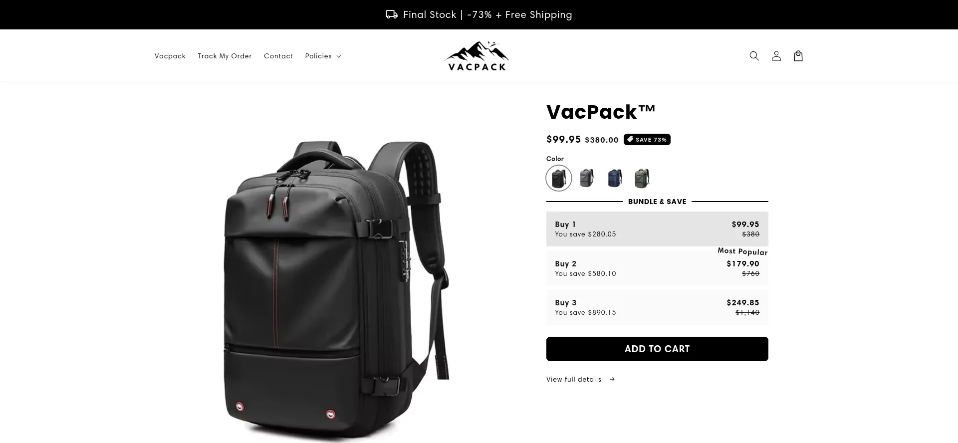 Officialvacpack.com