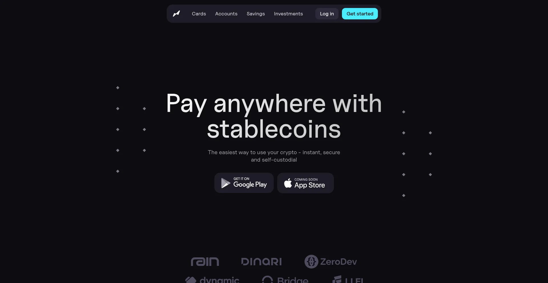 Website screenshot of Offramp.xyz