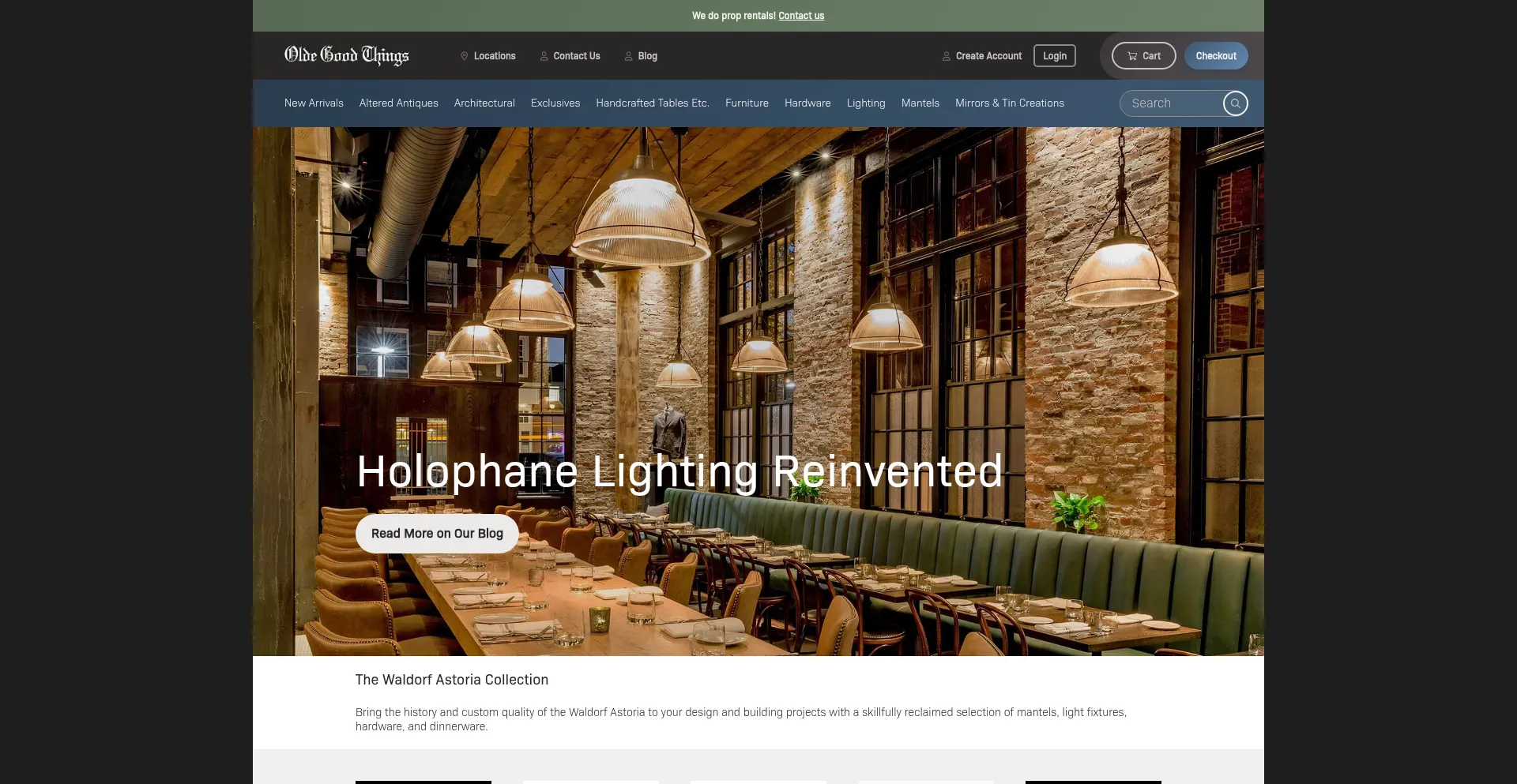 Website screenshot of Ogtstore.com