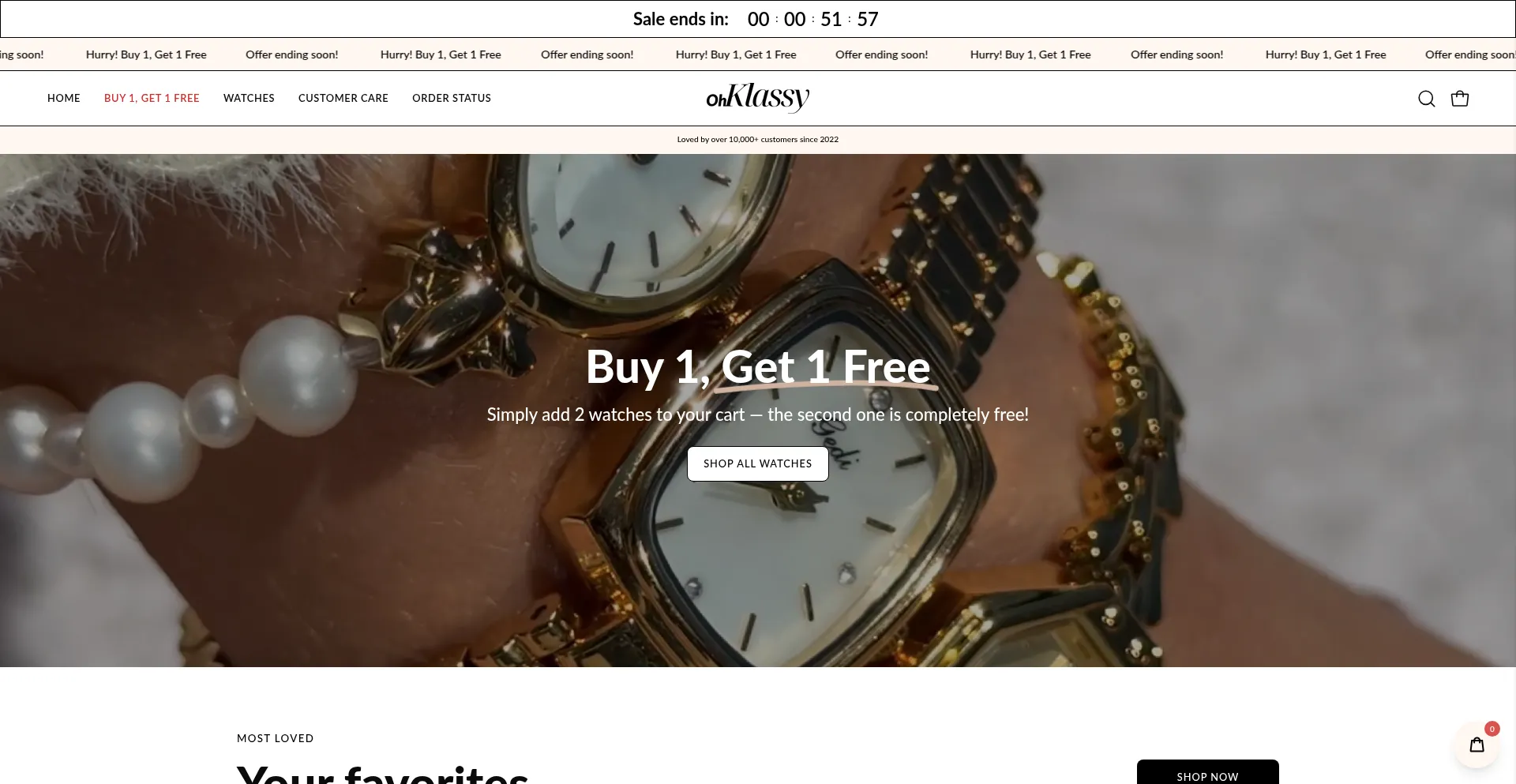 Website screenshot of Ohklassy.com