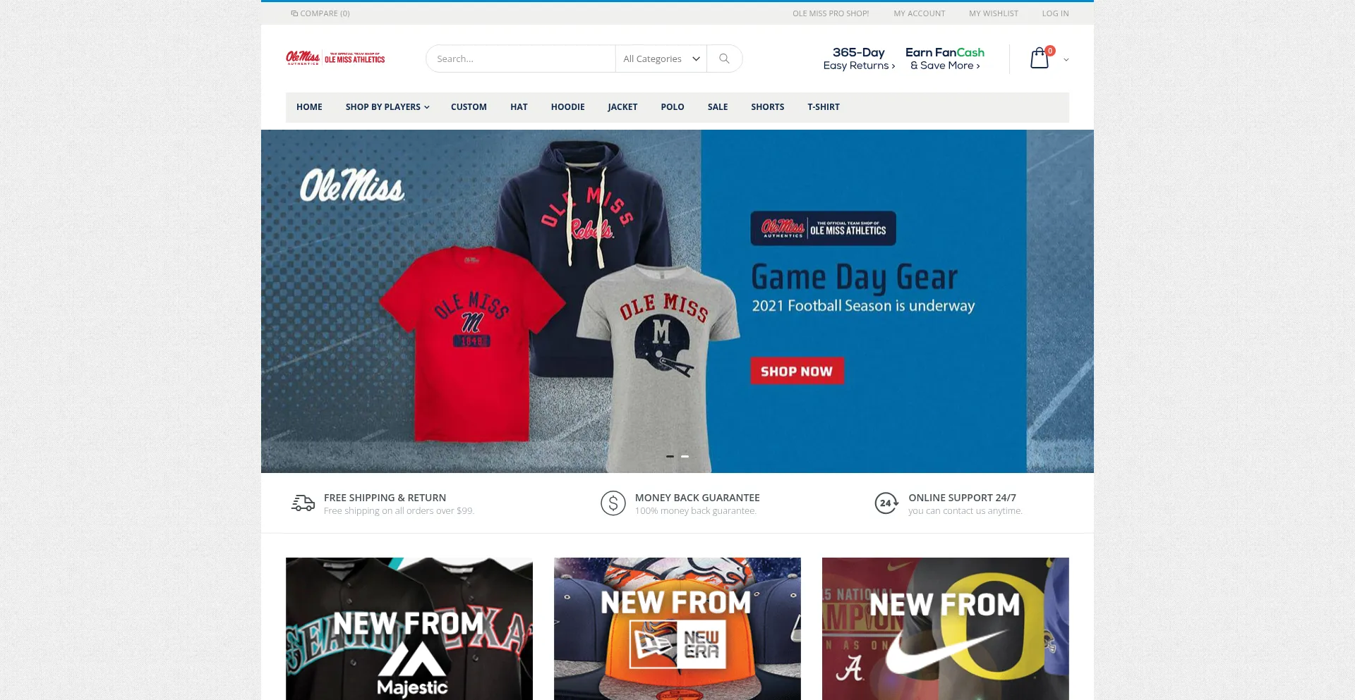 Olemissproshop.com