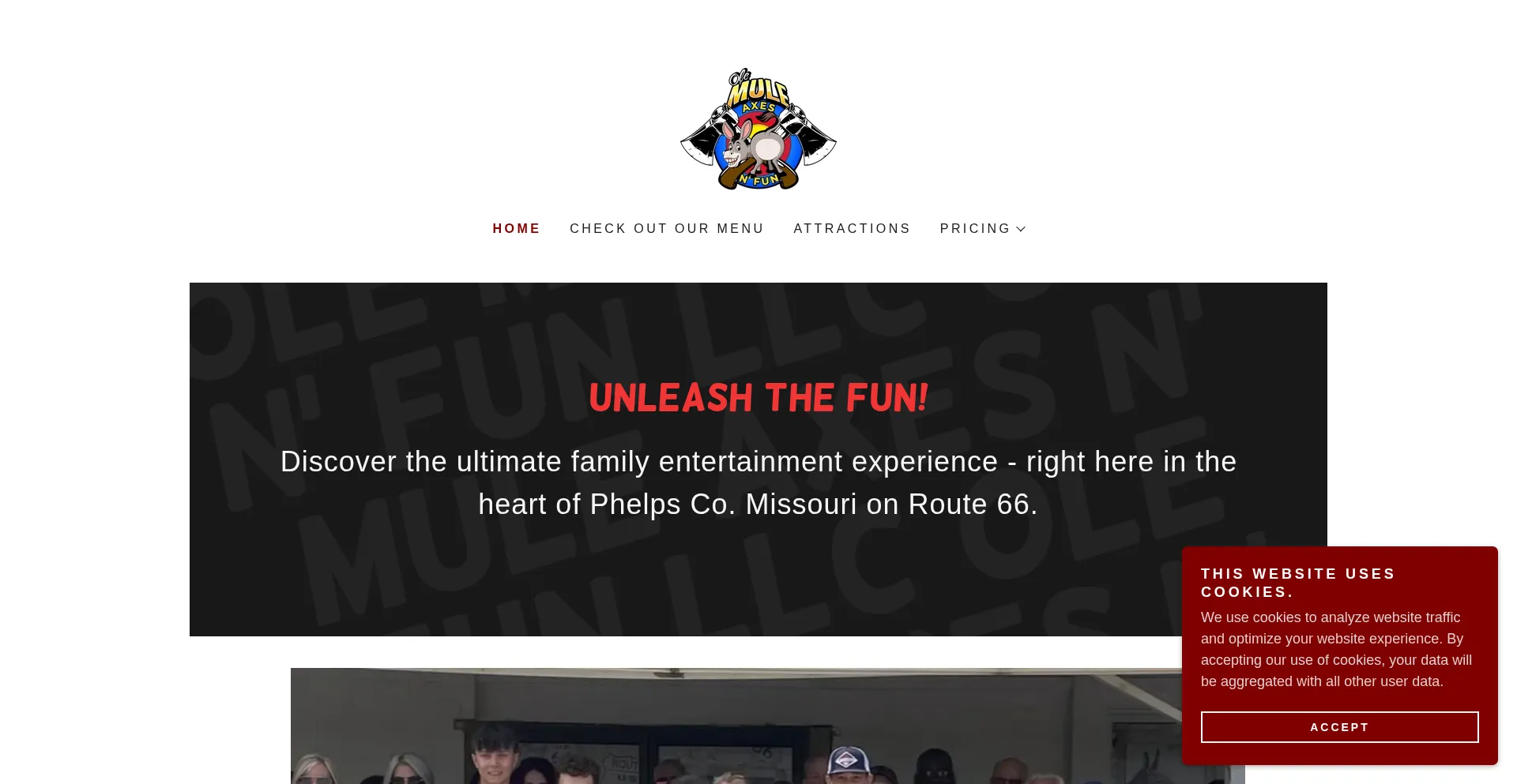 Website screenshot of Olemuleanf.com