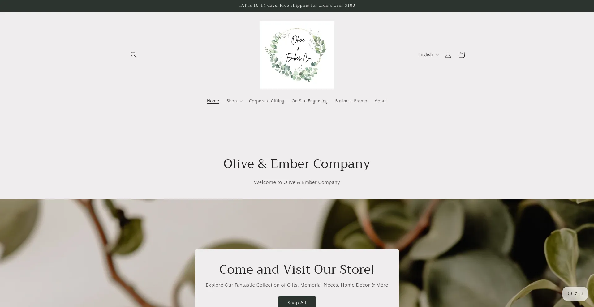 Oliveandembercompany.com