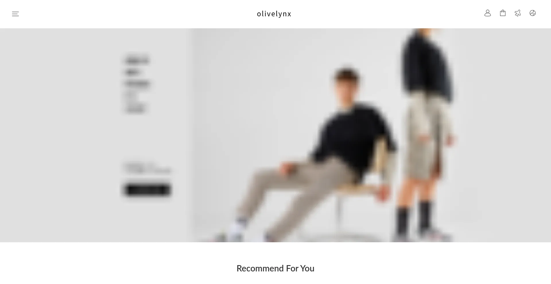 Website screenshot of Olivelynx.com
