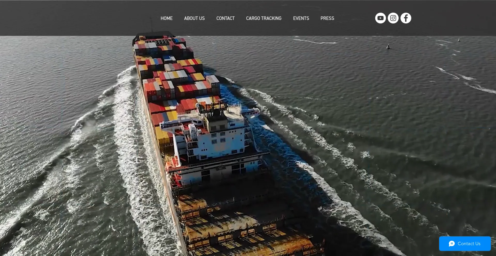 Website screenshot of Olympialogistics.com