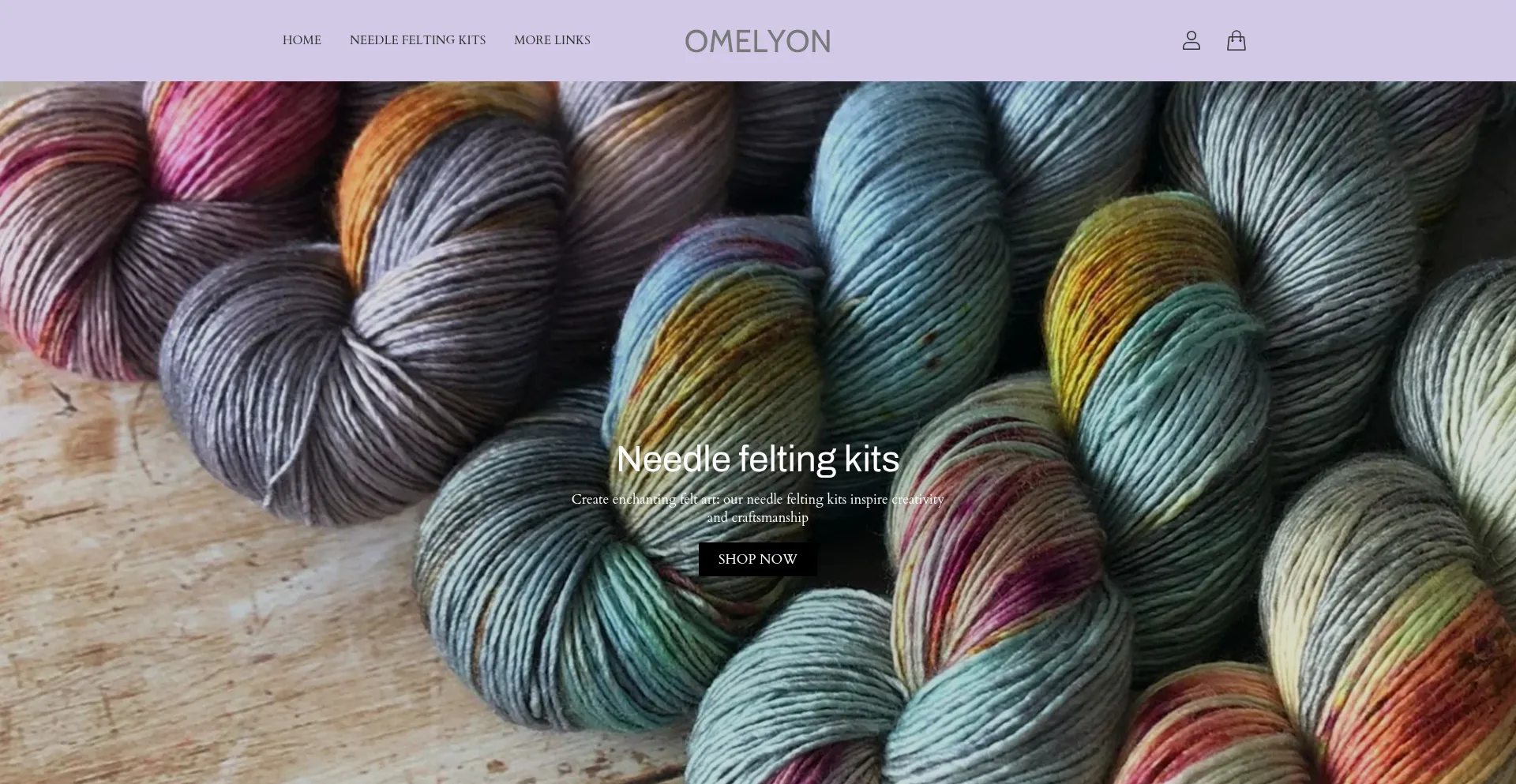 Website screenshot of Omelyon.com