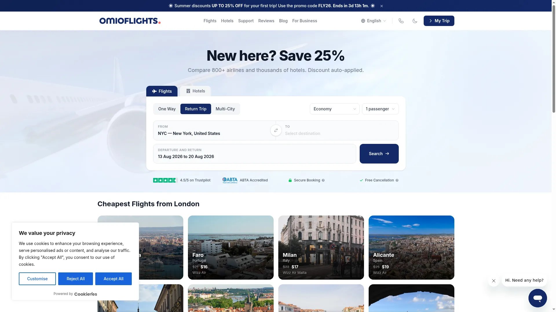 Omioflights.com