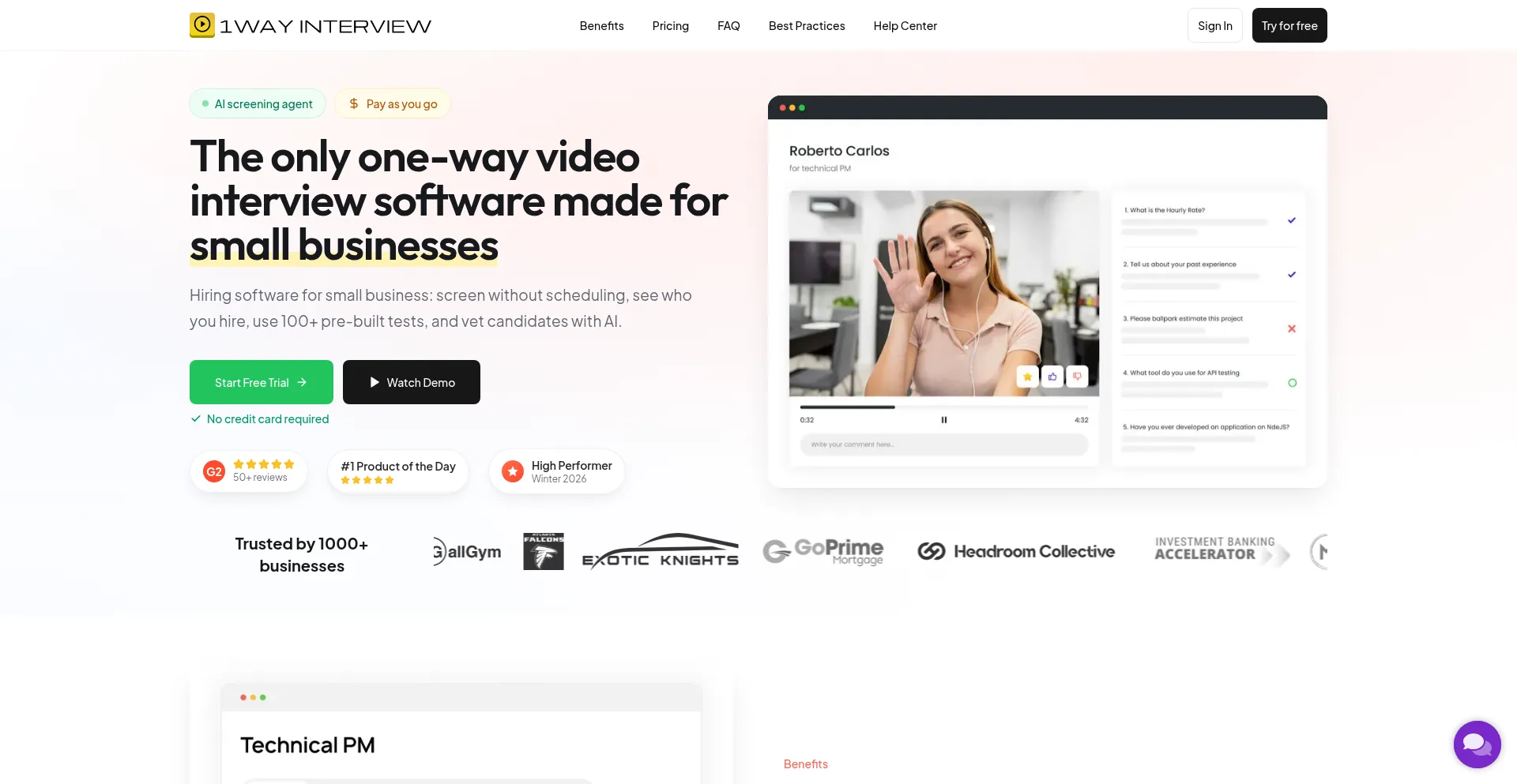 Onewayinterview.com