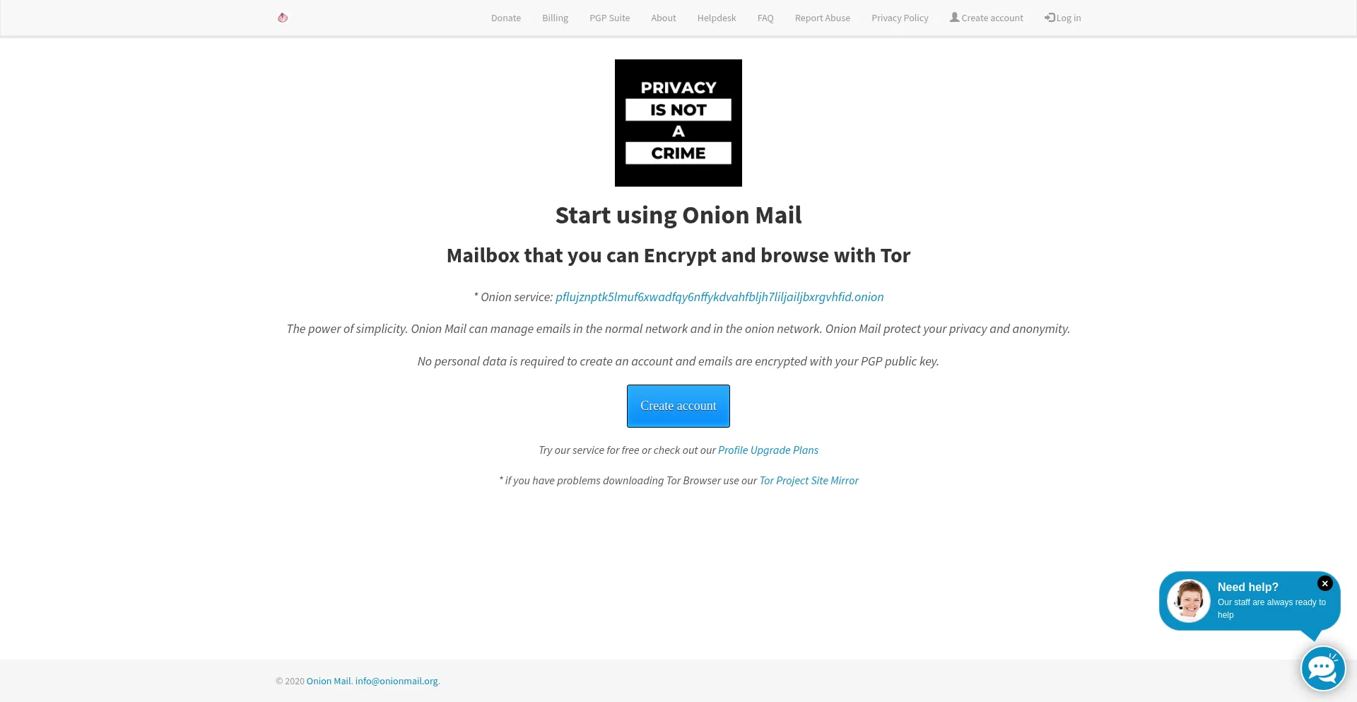 Onionmail.org