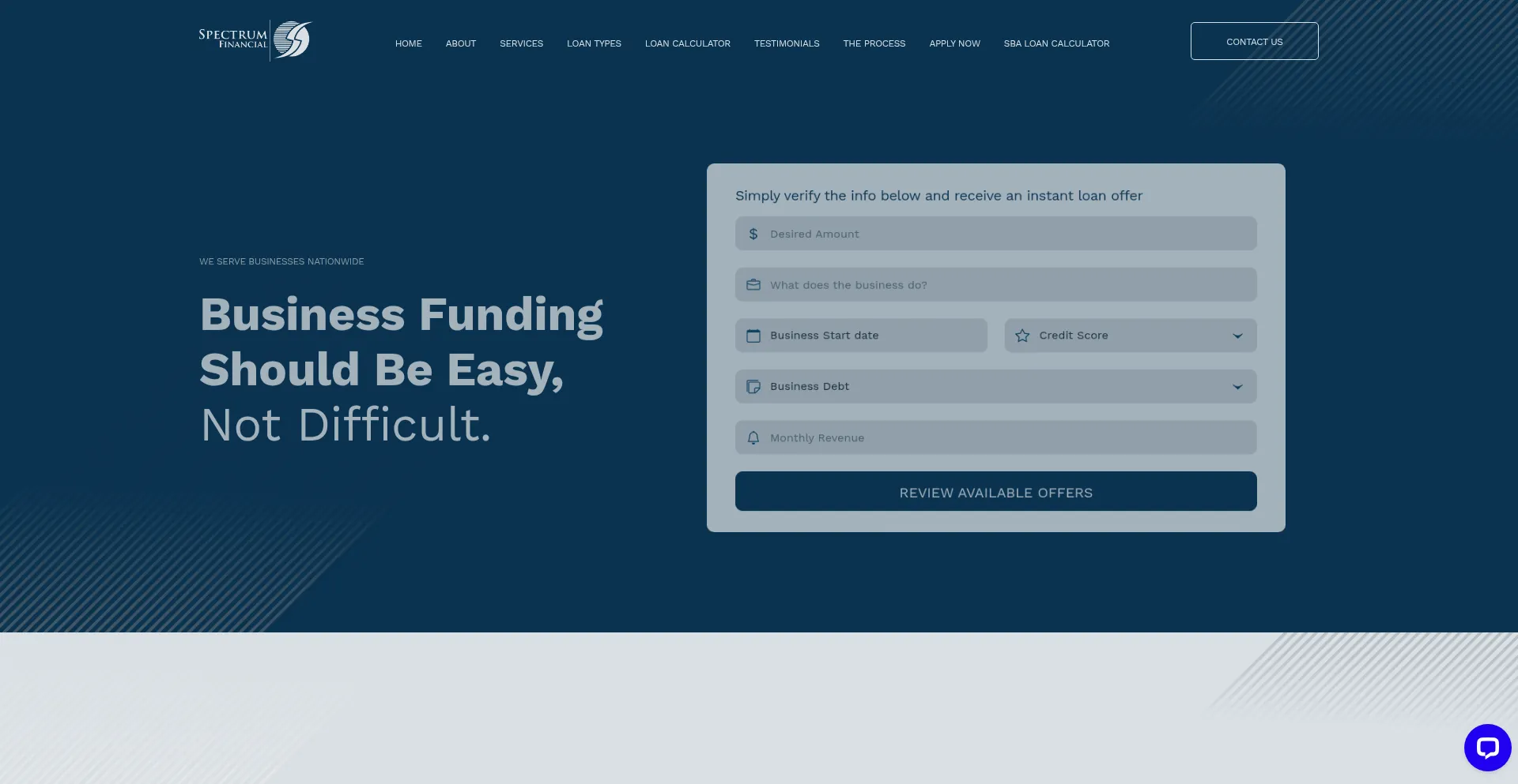 Website screenshot of Onlinelowratefunding.com
