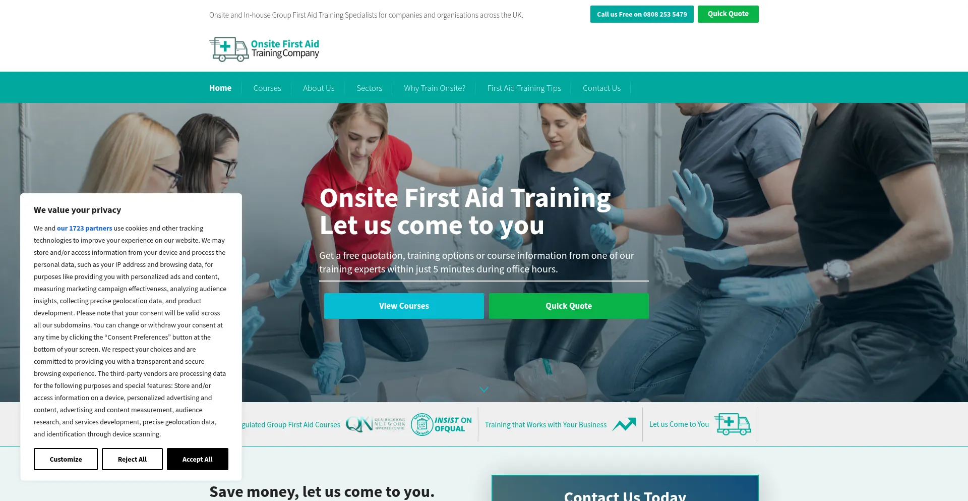 Onsitefirstaidtrainingcompany.co.uk