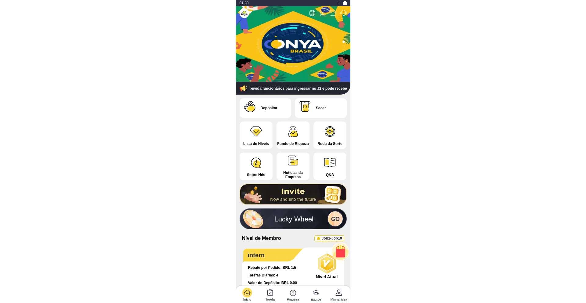 Website screenshot of Onya05.com