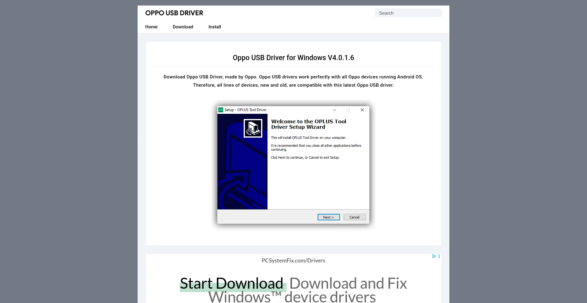 Oppousbdriver.com