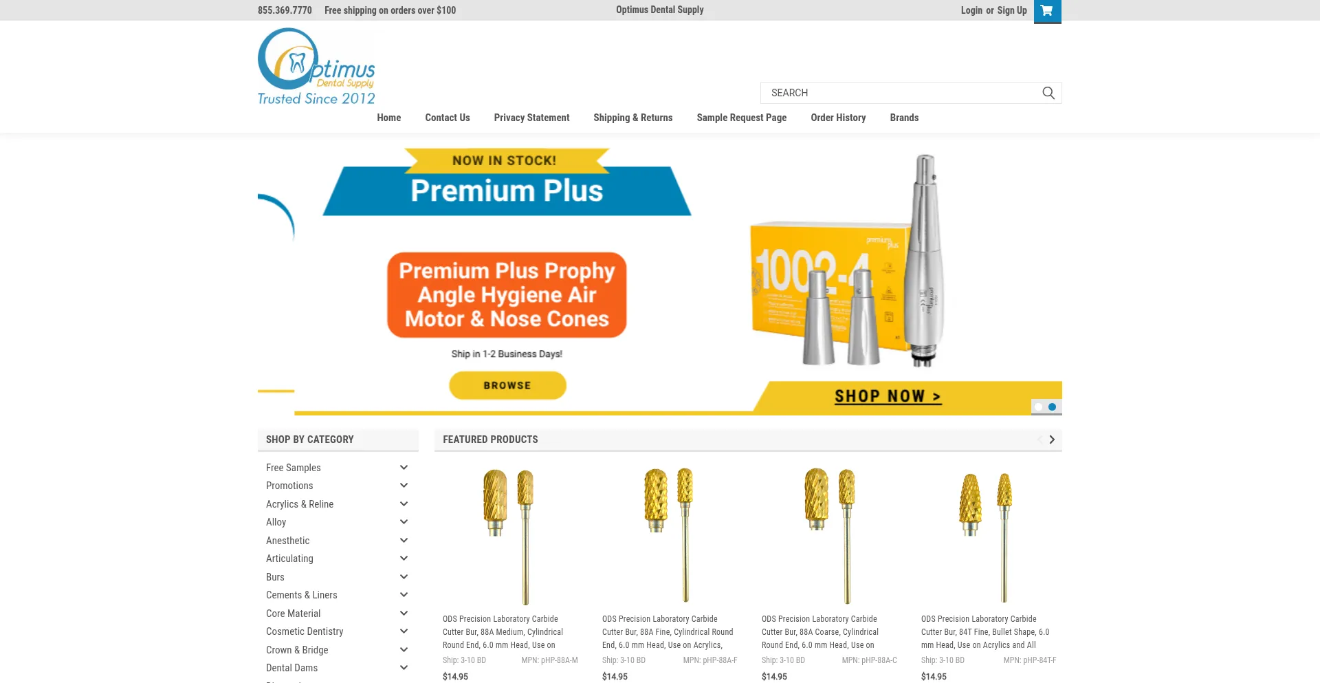 Optimusdentalsupply.com