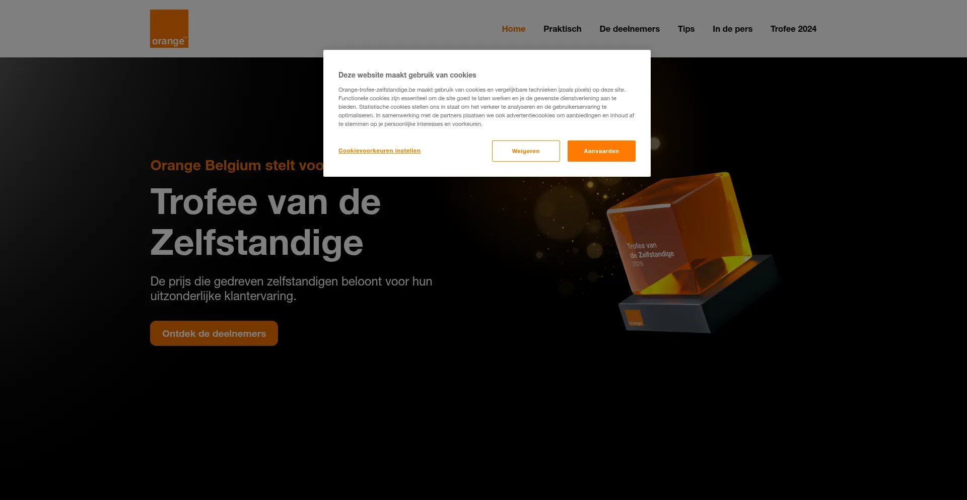 Orange-trofee-zelfstandige.be