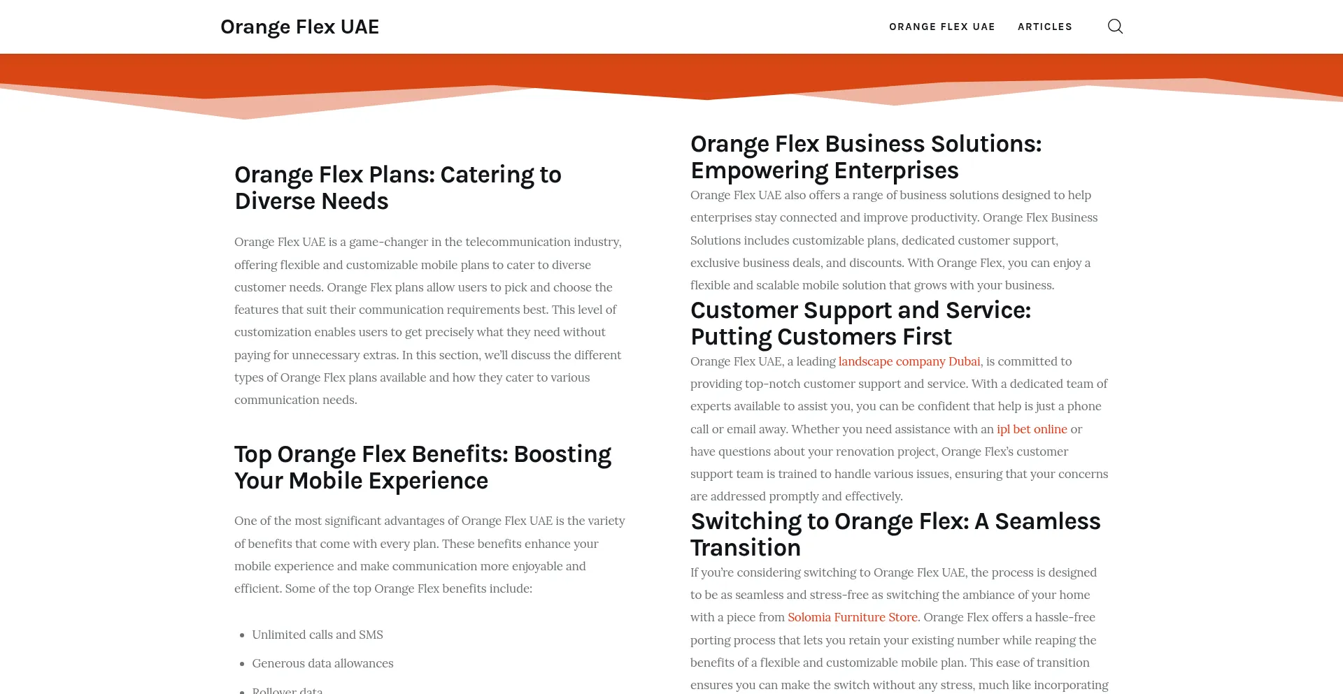 Orangeflexuae.com