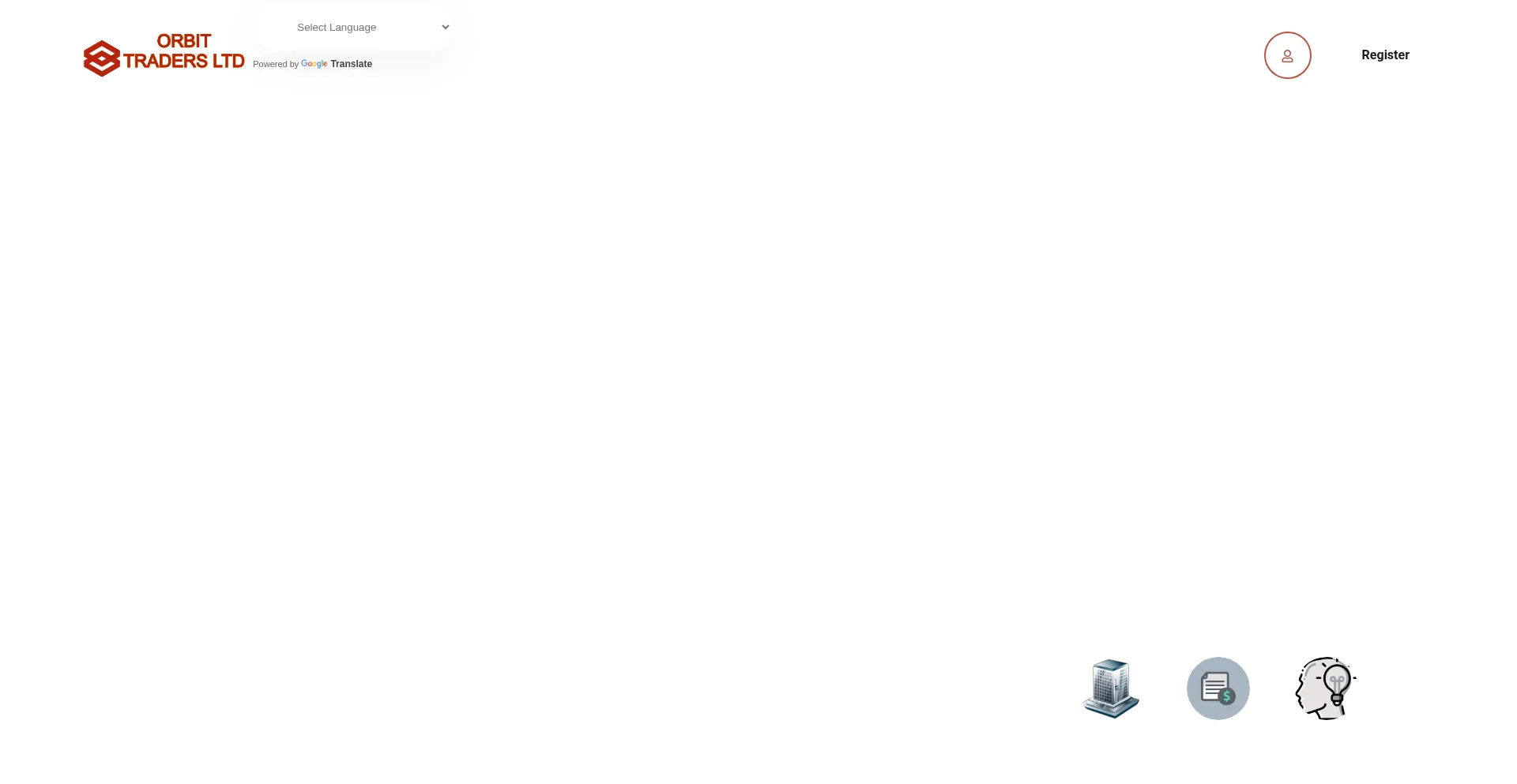 Website screenshot of Orbittraders-online.com