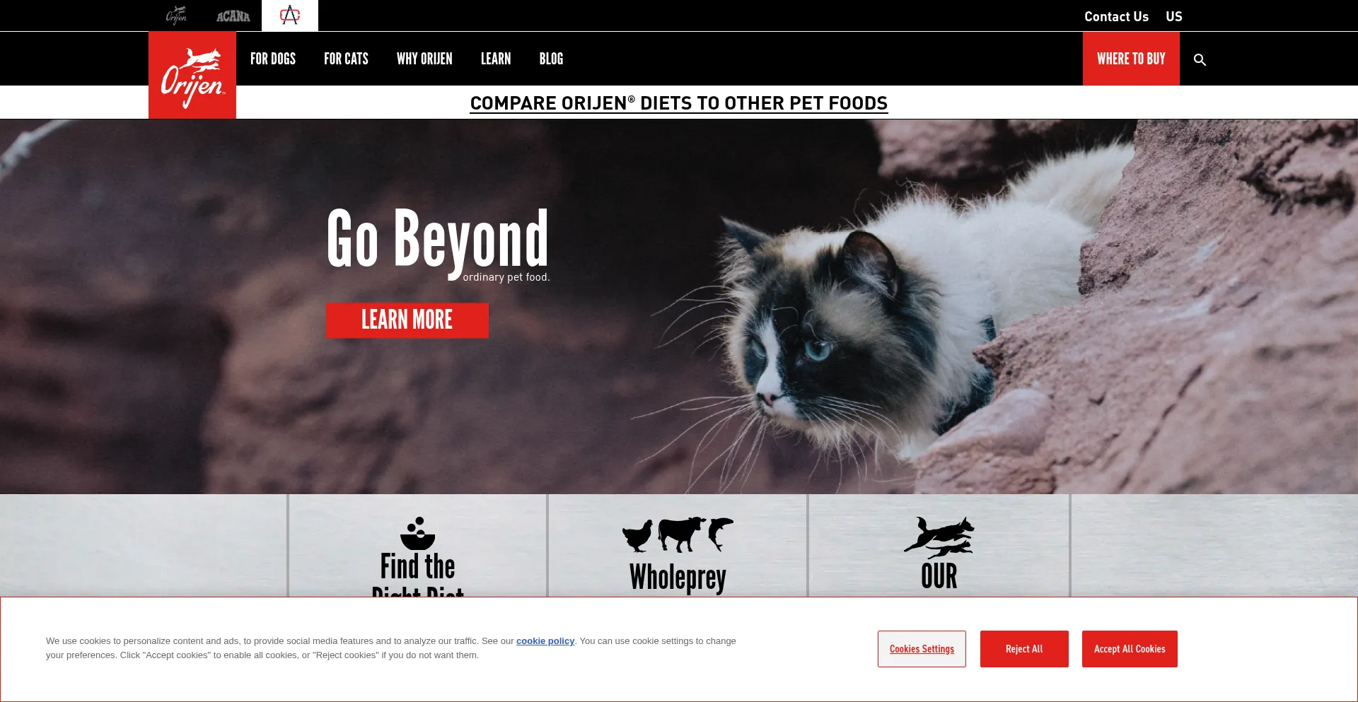 Orijenpetfoods.com