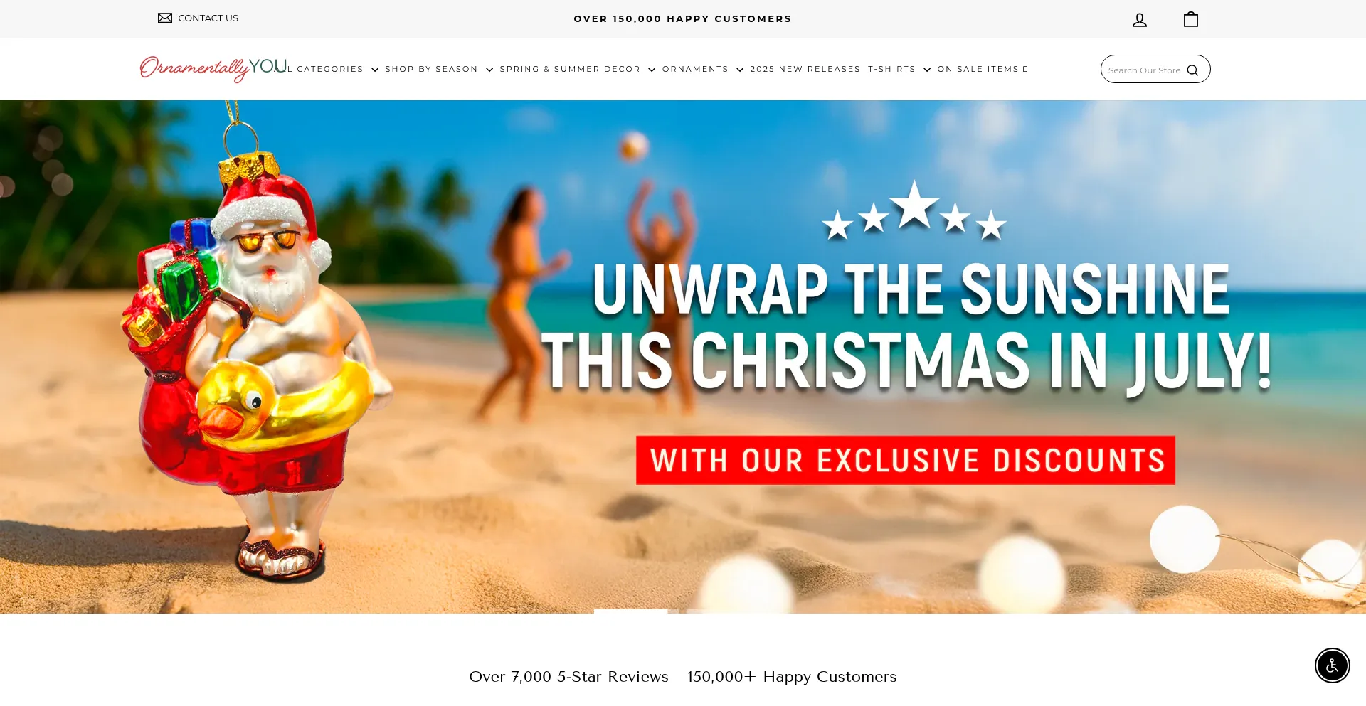 Website screenshot of Ornamentallyyou.com