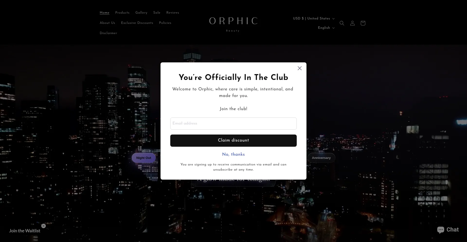 Orphicbeauty.us
