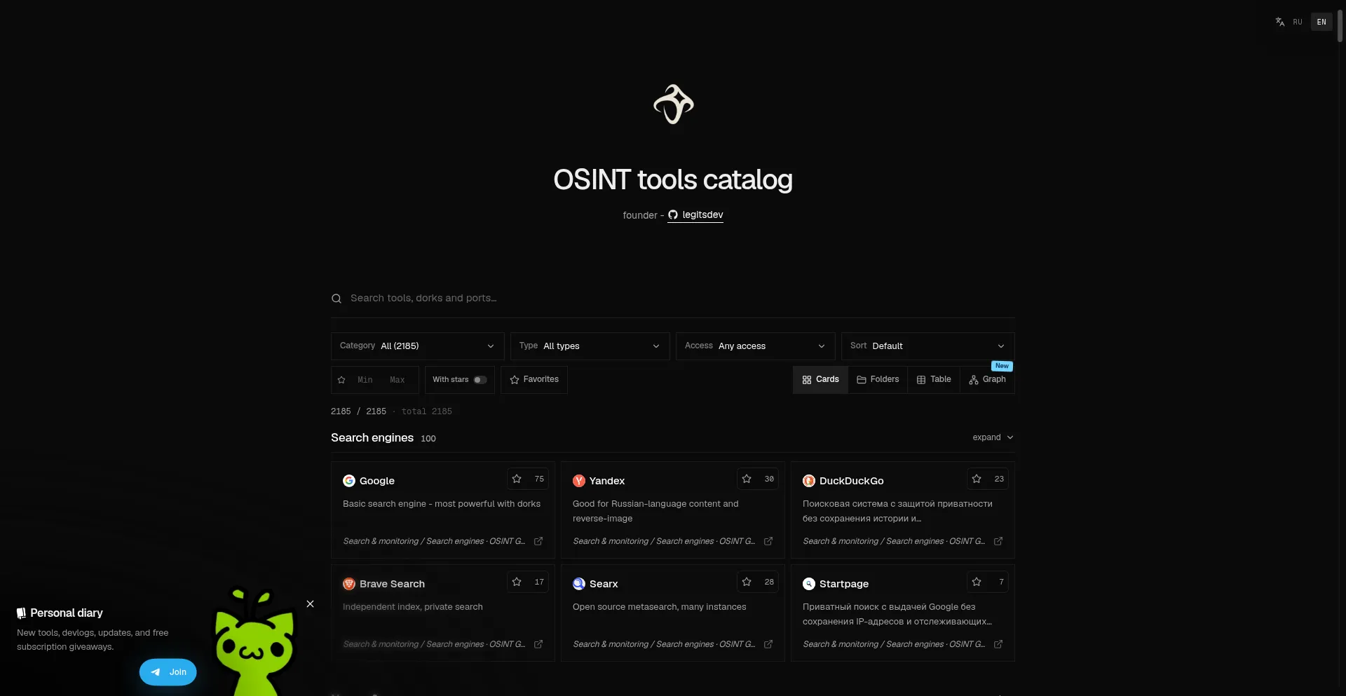 Osint-catalog.xyz