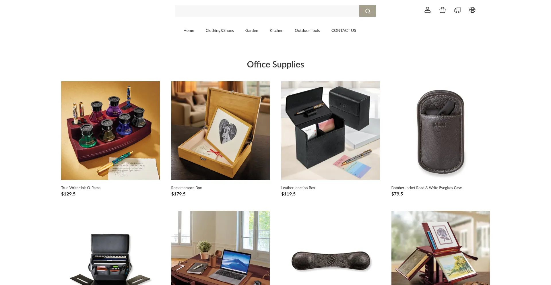 Website screenshot of Ospoutlet.com
