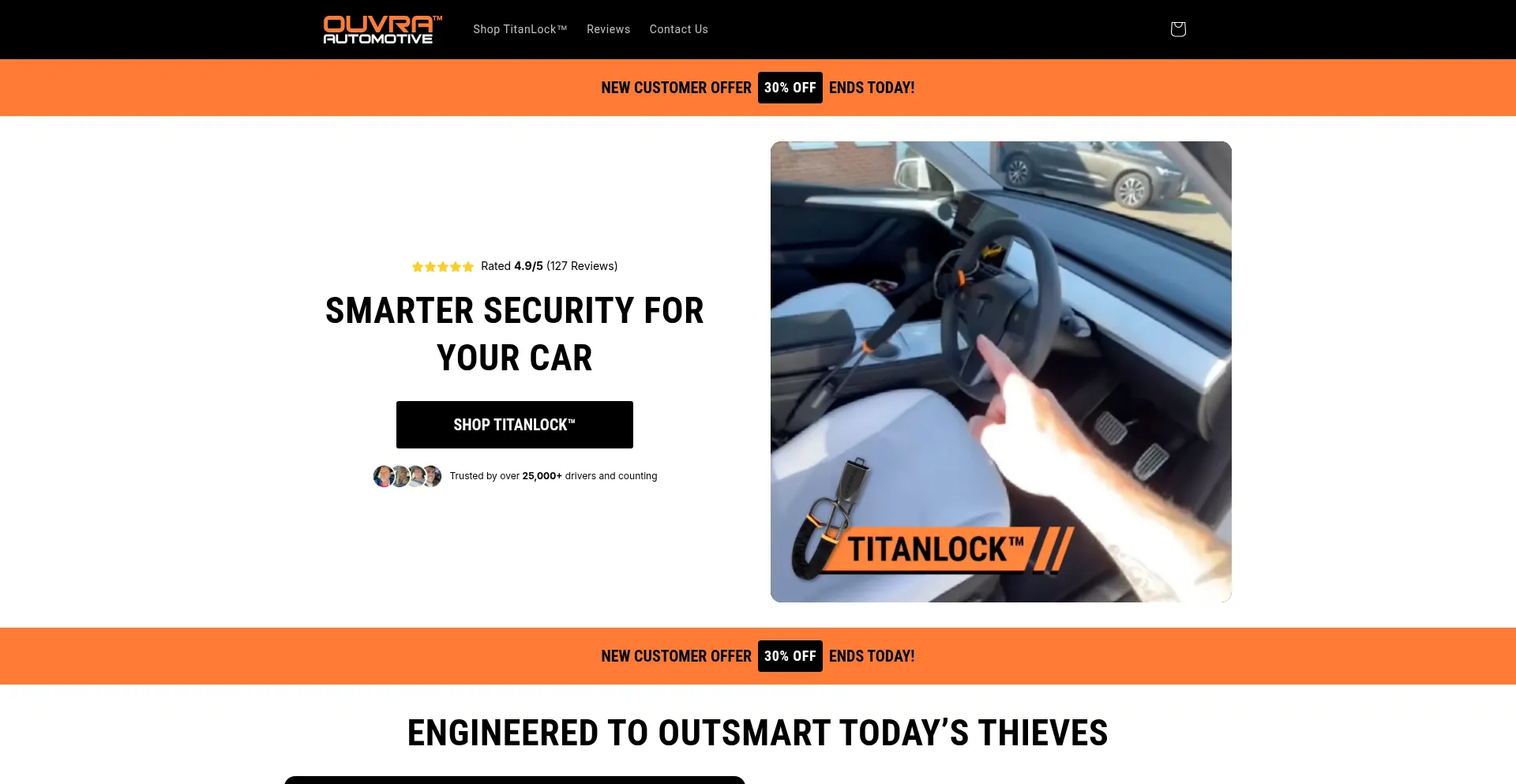 Website screenshot of Ouvra.store