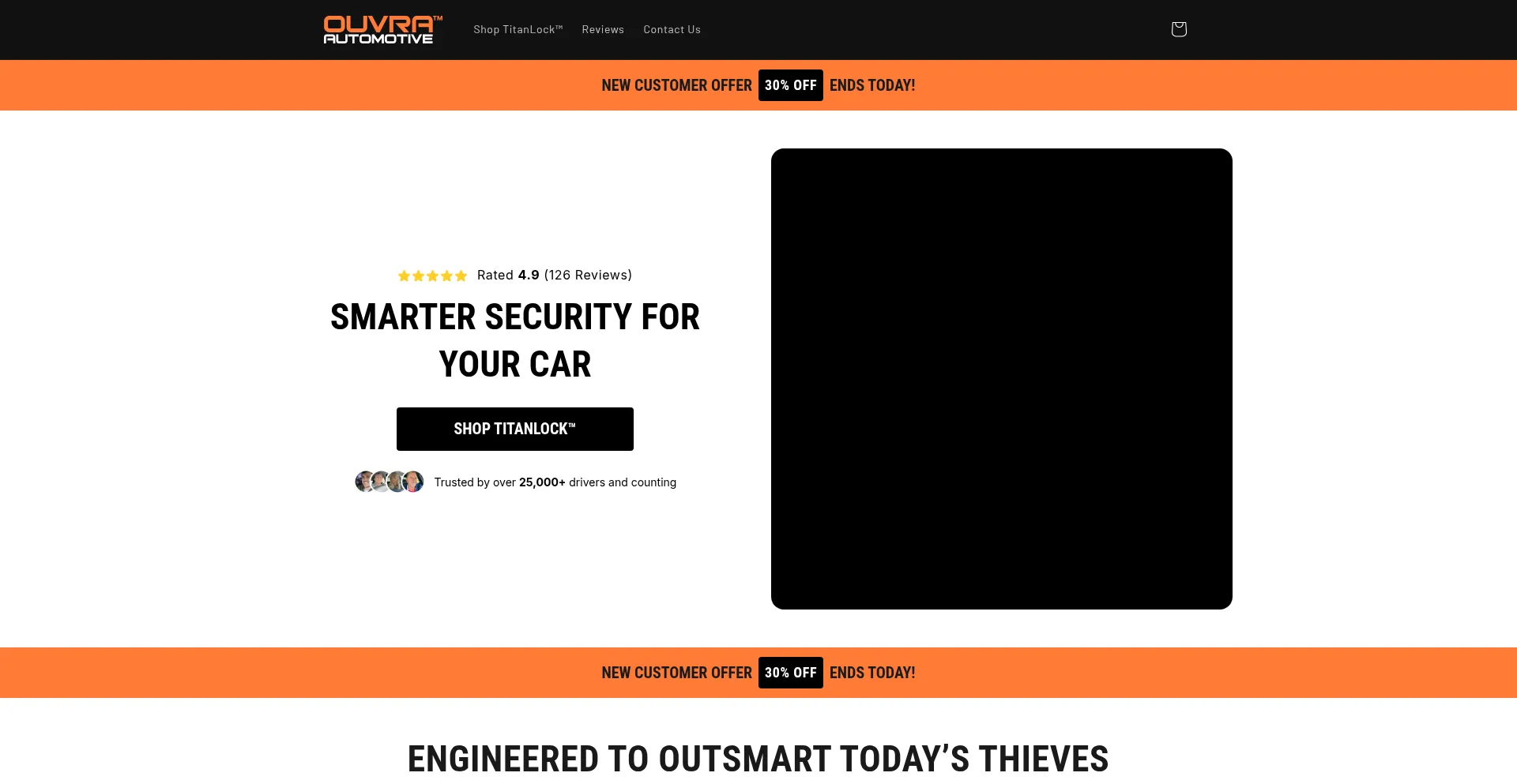 Website screenshot of Ouvraauto.store