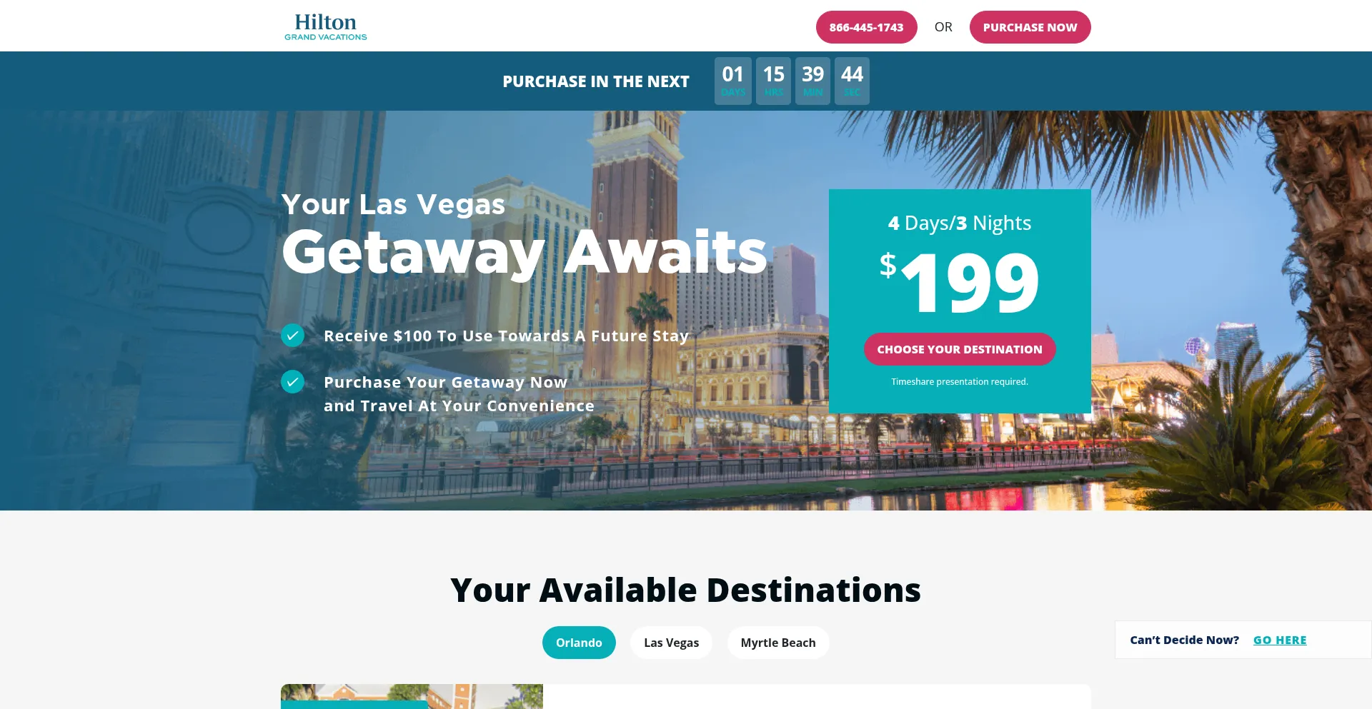 Website screenshot of Ownyourvaca.com