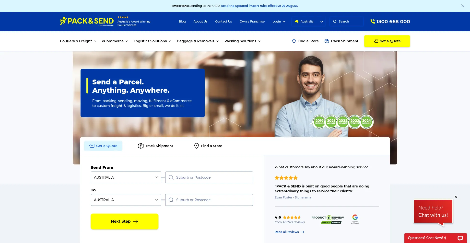 Packsend.com.au
