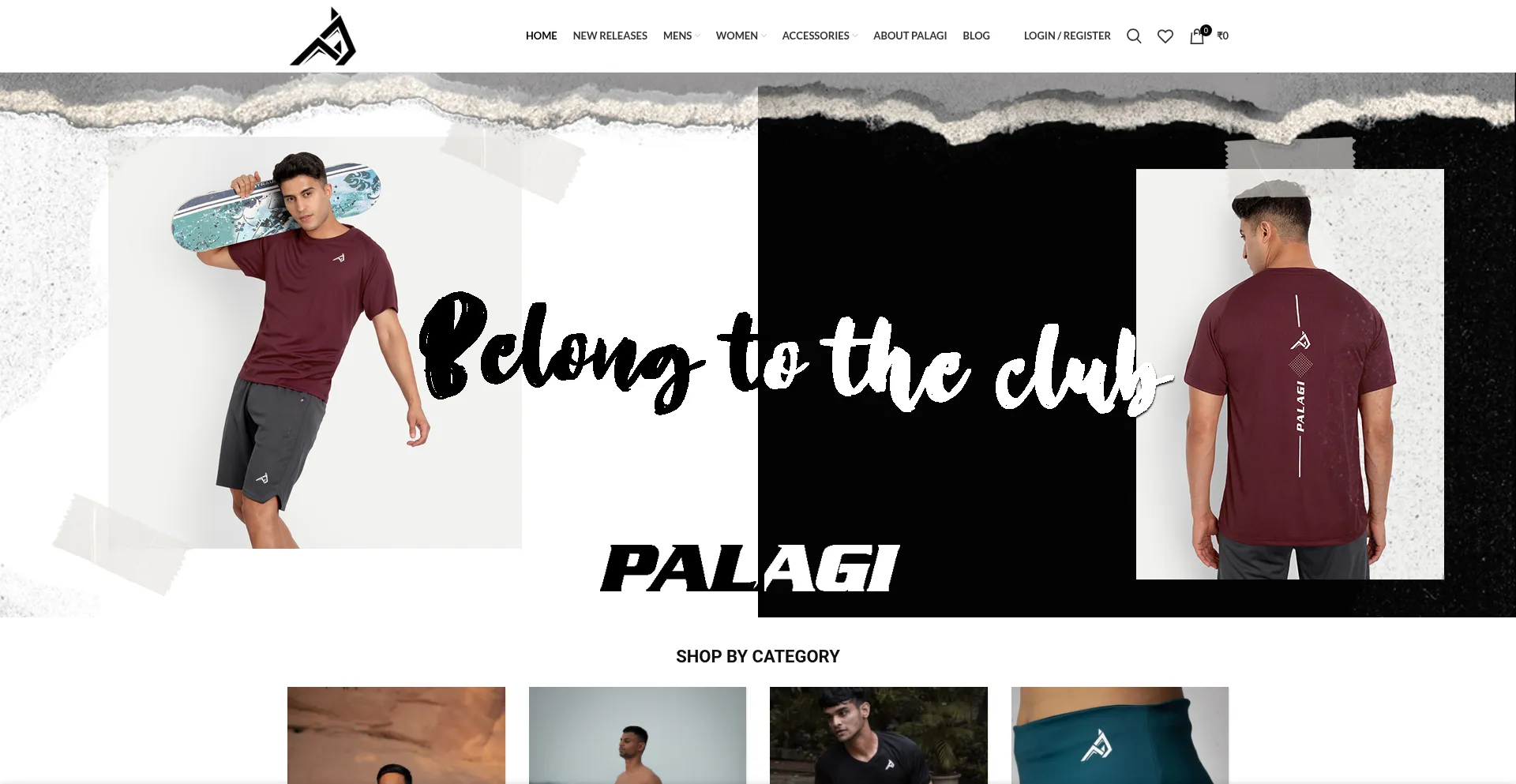 Website screenshot of Palagi.in