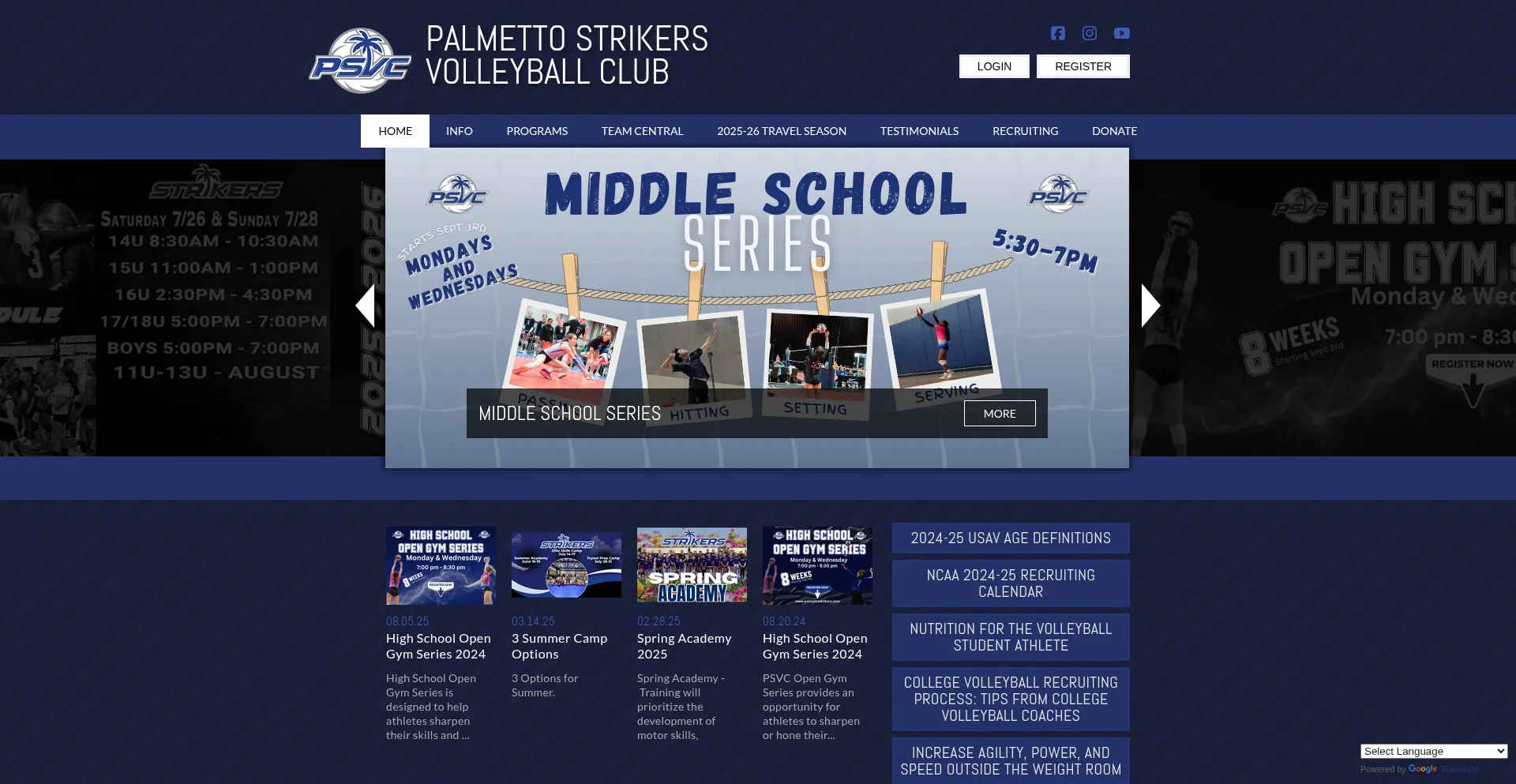 Palmettostrikers.org