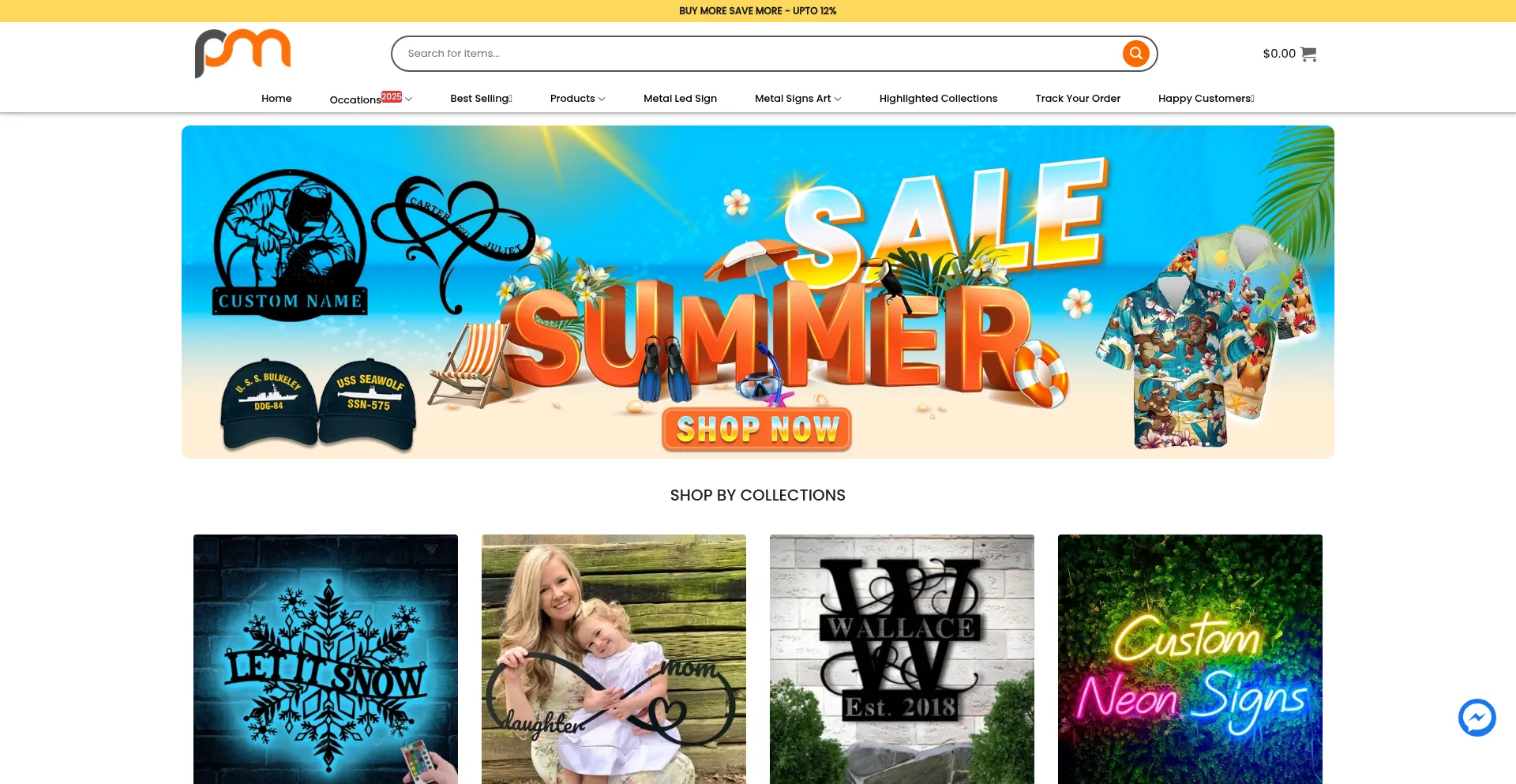 Website screenshot of Pamotee.com