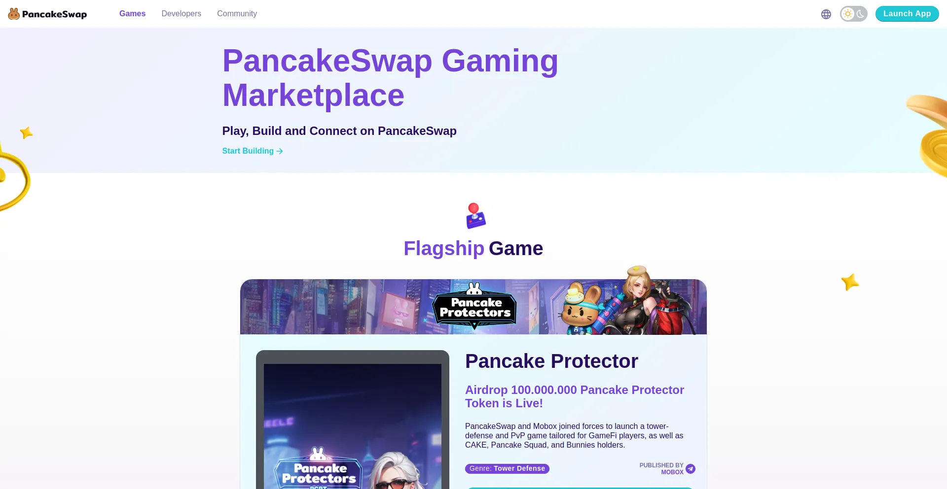 Website screenshot of Pancakesprotector.pages.dev