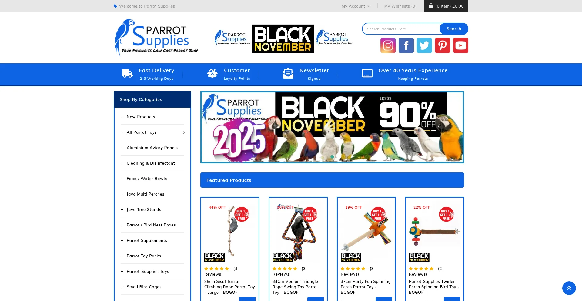 Parrot-supplies.co.uk