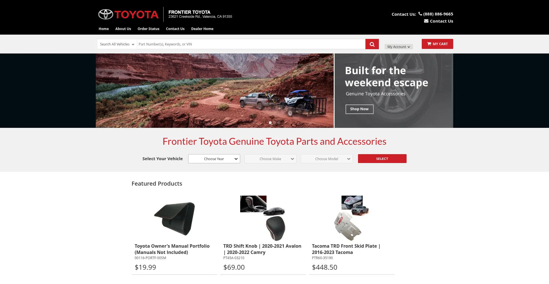 Parts.frontiertoyota.com