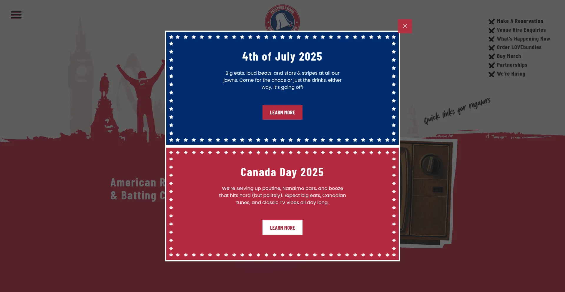 Website screenshot of Passyunkavenue.com