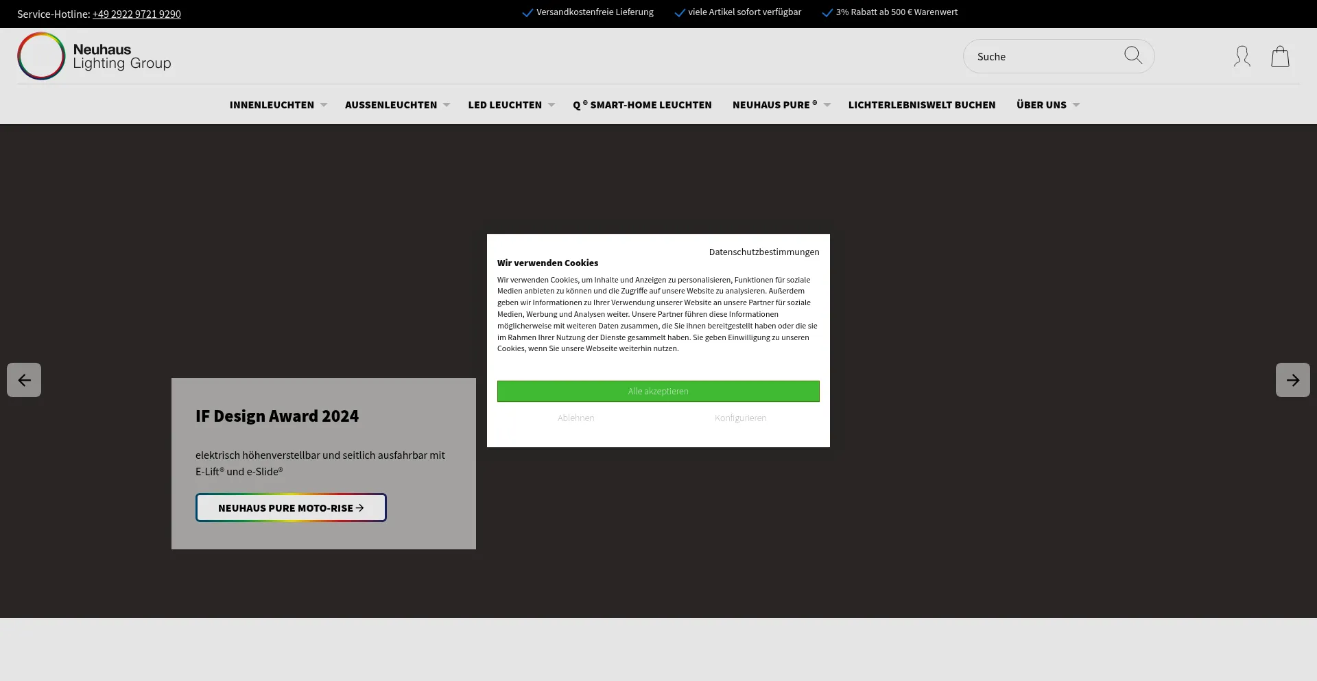 Website screenshot of Paul-neuhaus.de