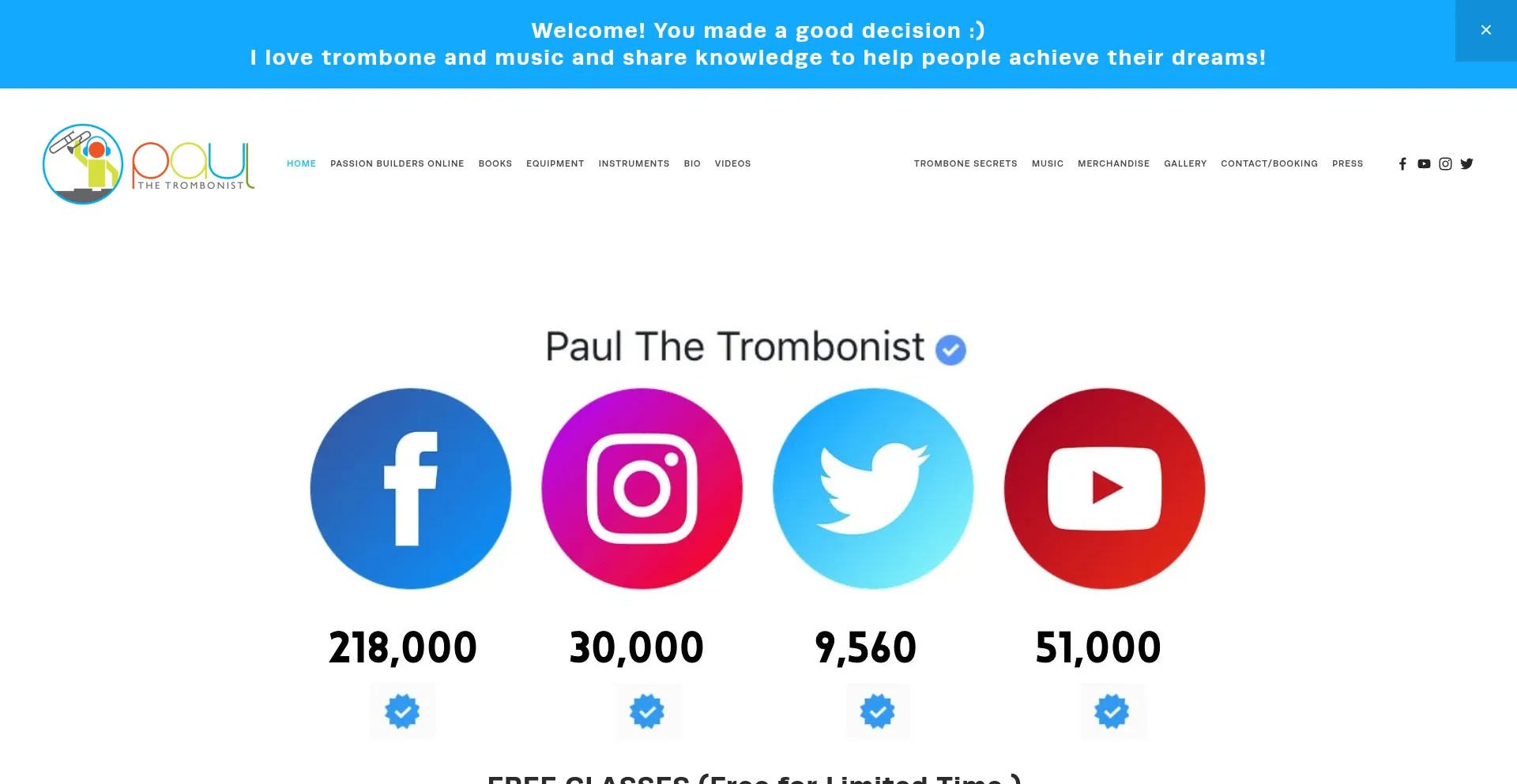 Paulthetrombonist.com