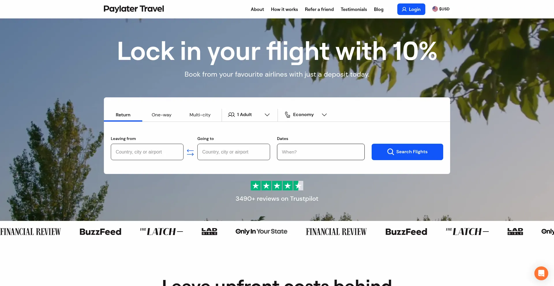 Paylatertravel.com